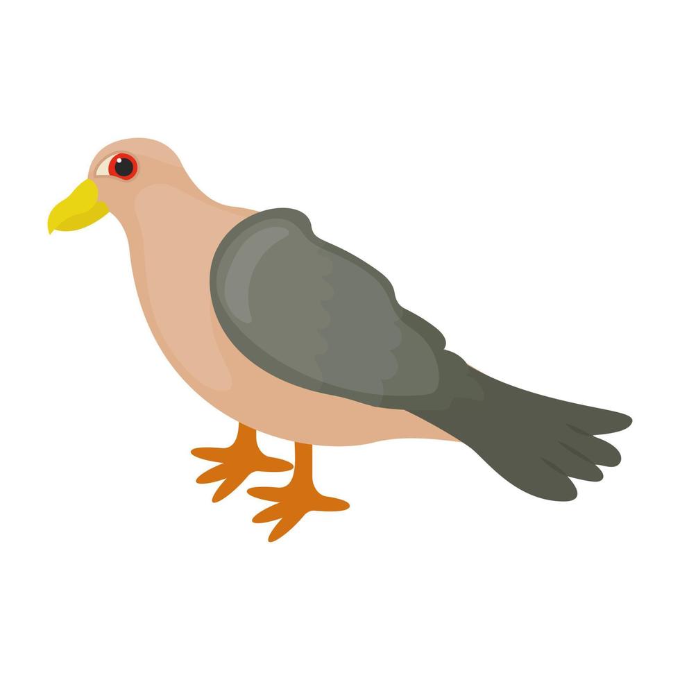 Trendy Pigeon Concepts vector