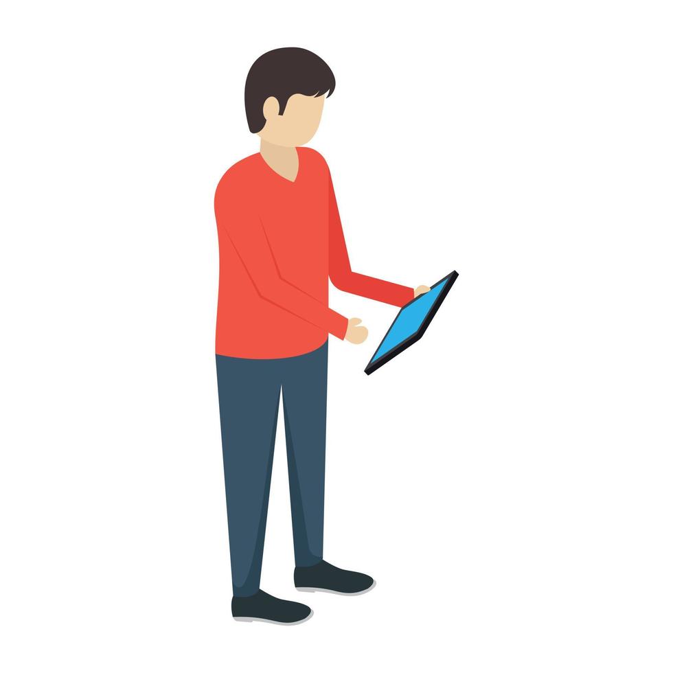 Social Man Concepts vector