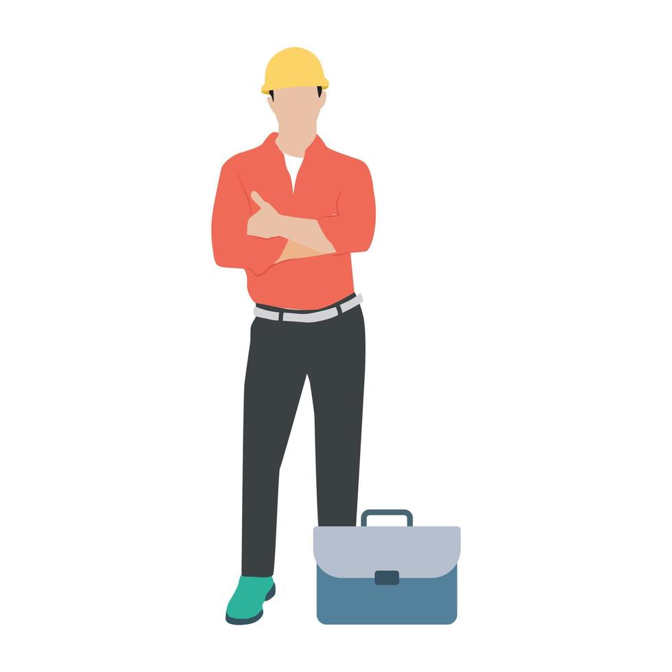 Construction Manager Concepts vector