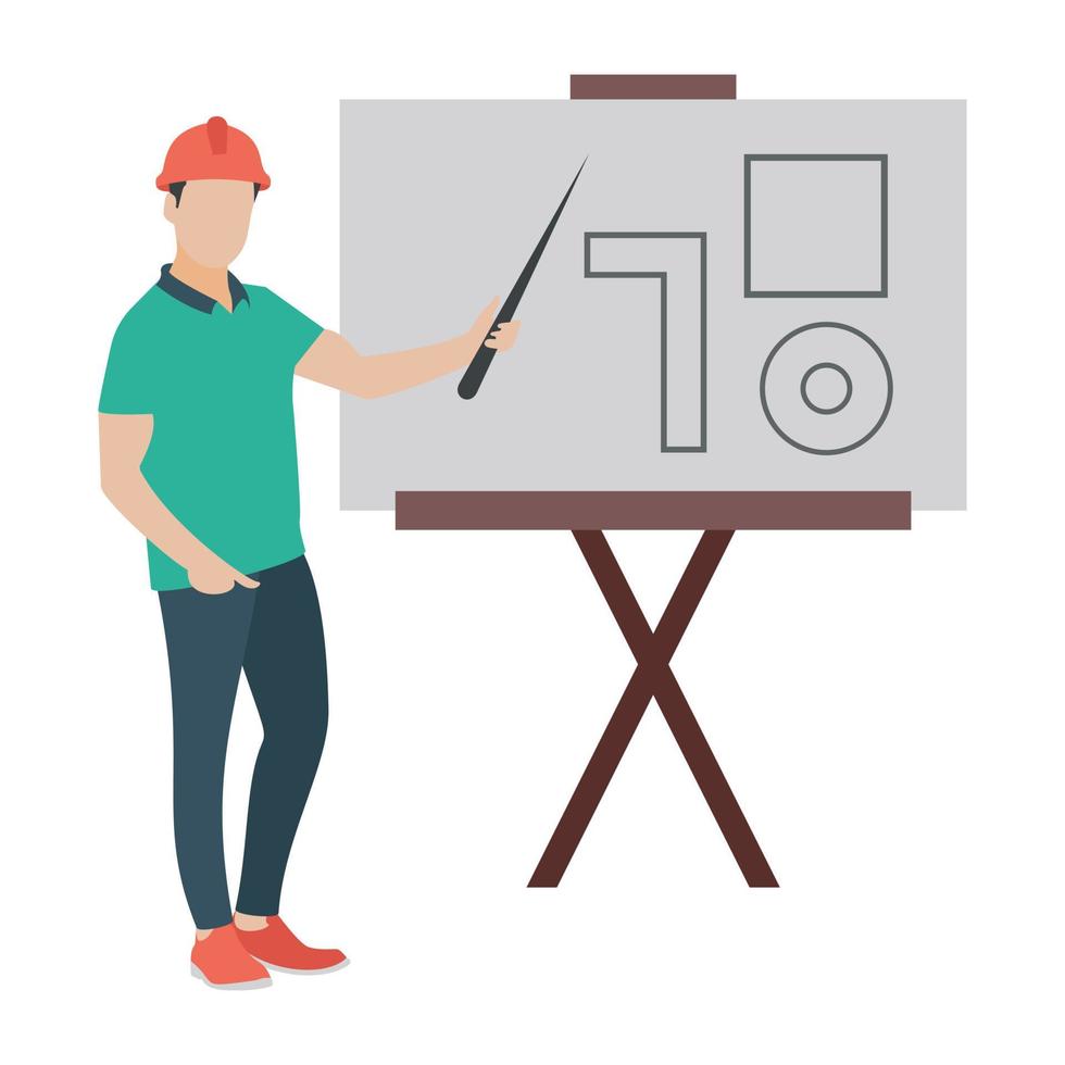 Trendy Architect Concepts vector