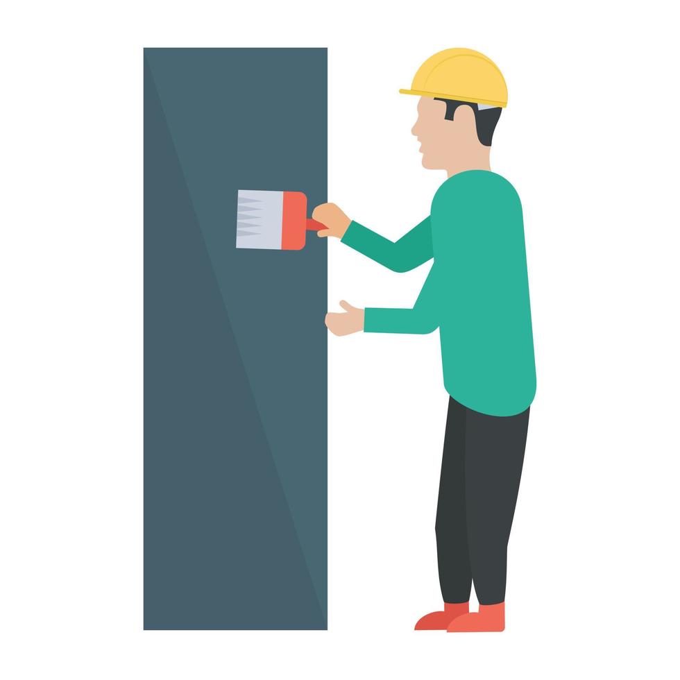 Wall Painting Concepts vector