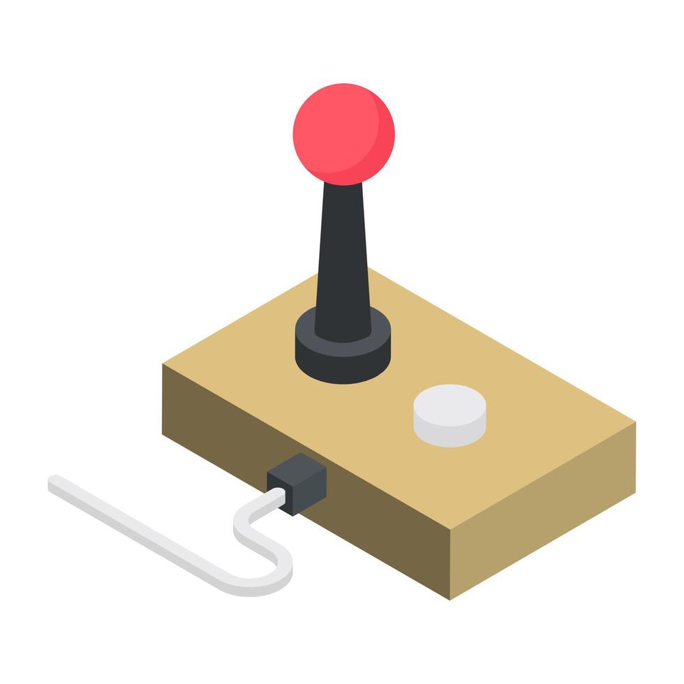 Trendy Joystick Concepts vector