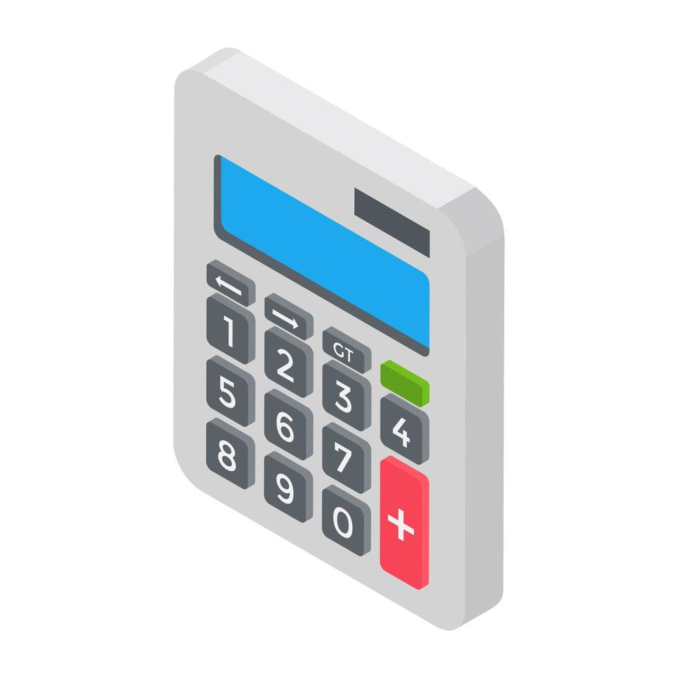 Trendy Calculator Concepts vector