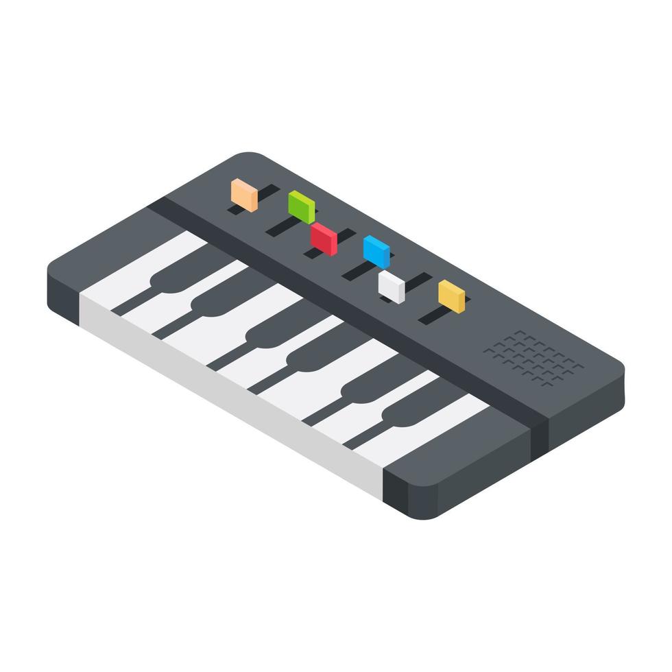 conceptos de piano de moda vector