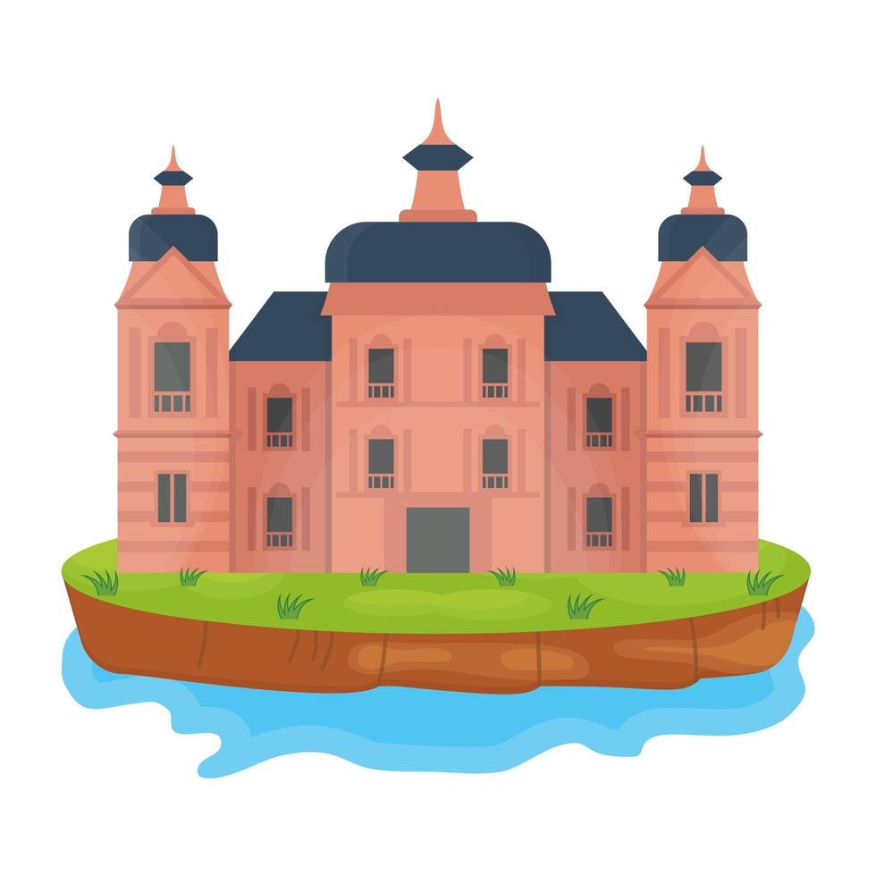 Trendy Fortress Concepts vector