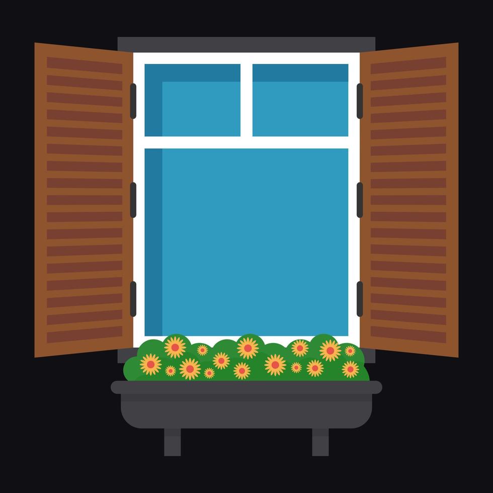 conceptos de ventana de moda vector