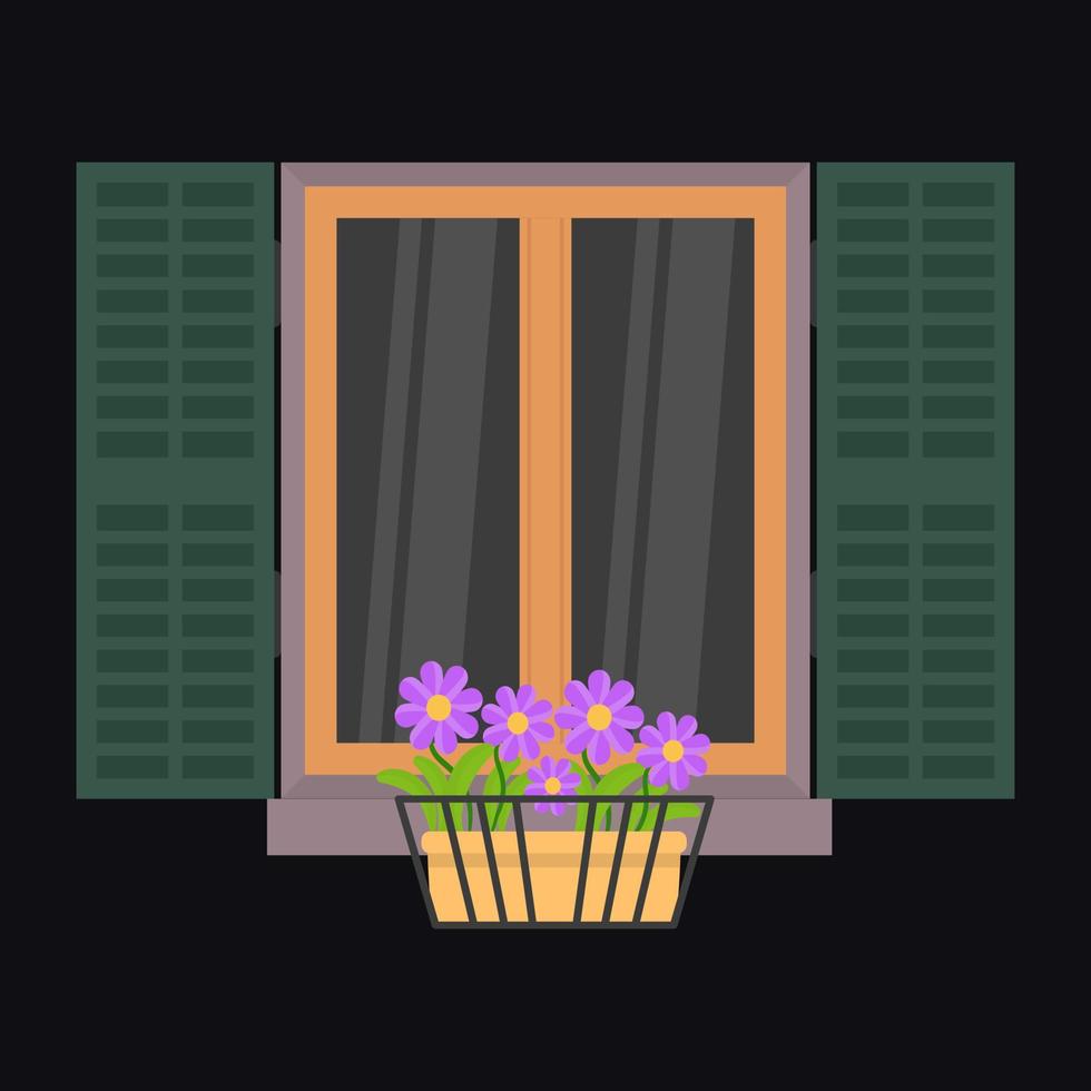 Window Shutter Concepts vector