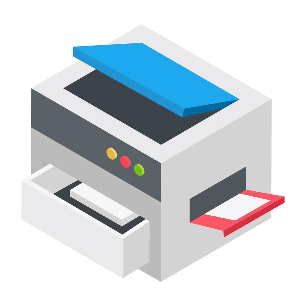 Photocopy Machine Concepts vector