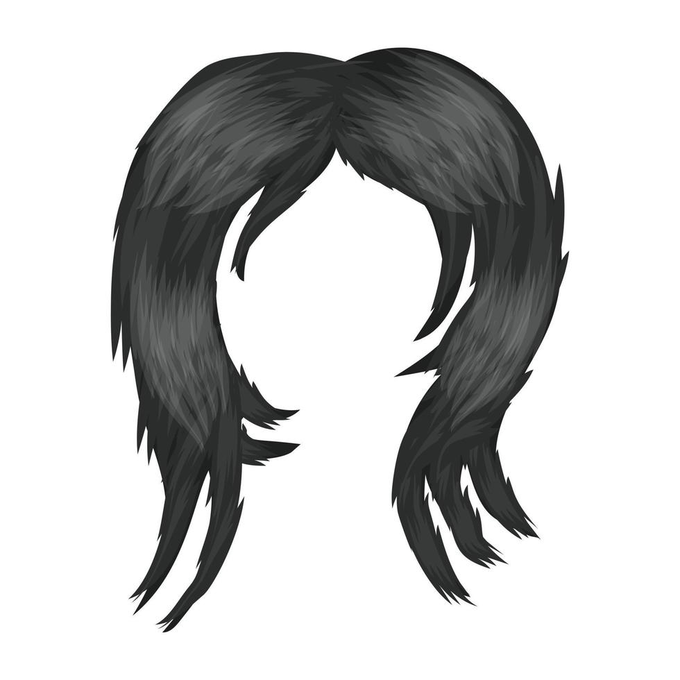 Layers Haircut Concepts vector