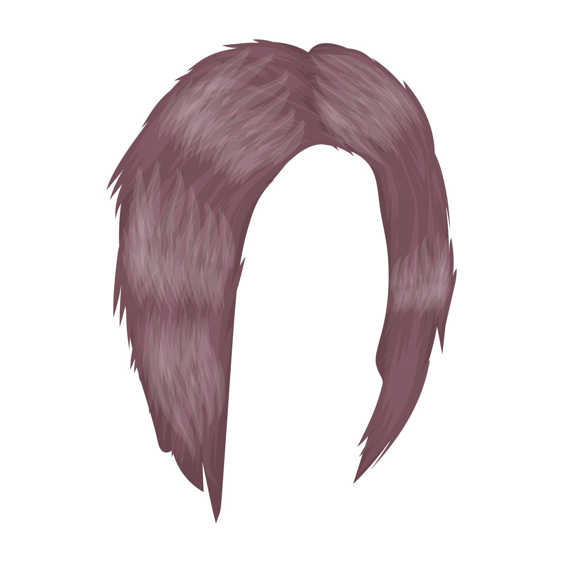 Emo Hairs Concepts 4636391 Vector Art at Vecteezy