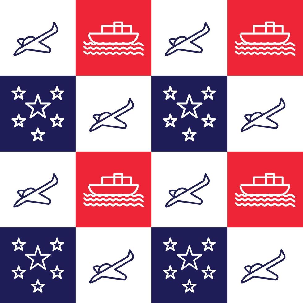this is a banner design or food court background or pattern or abstract with a pearl harbor theme, suitable for a pearl harbor anniversary event background, or a pearl harbor day celebration banner vector