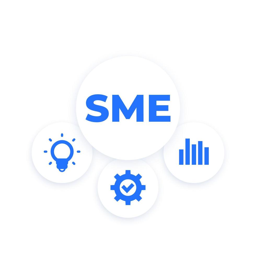 SME, small and medium enterprise, vector