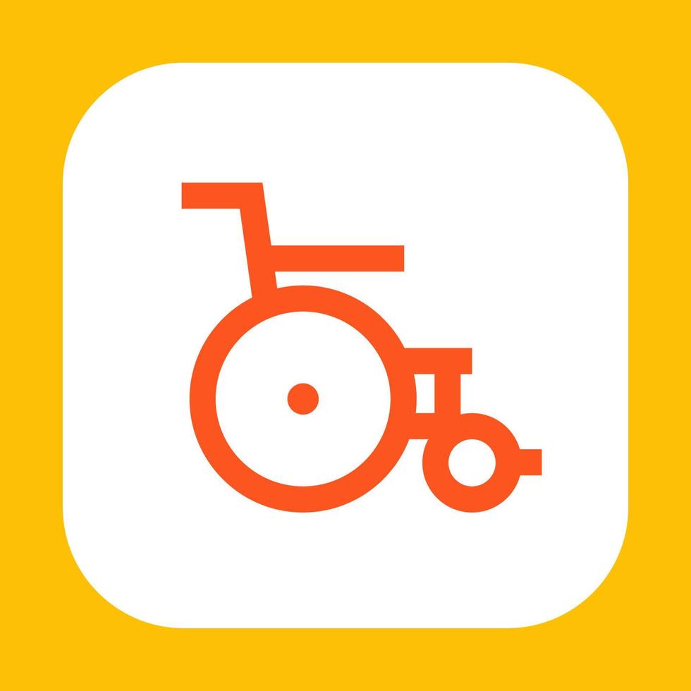 wheelchair vector icon