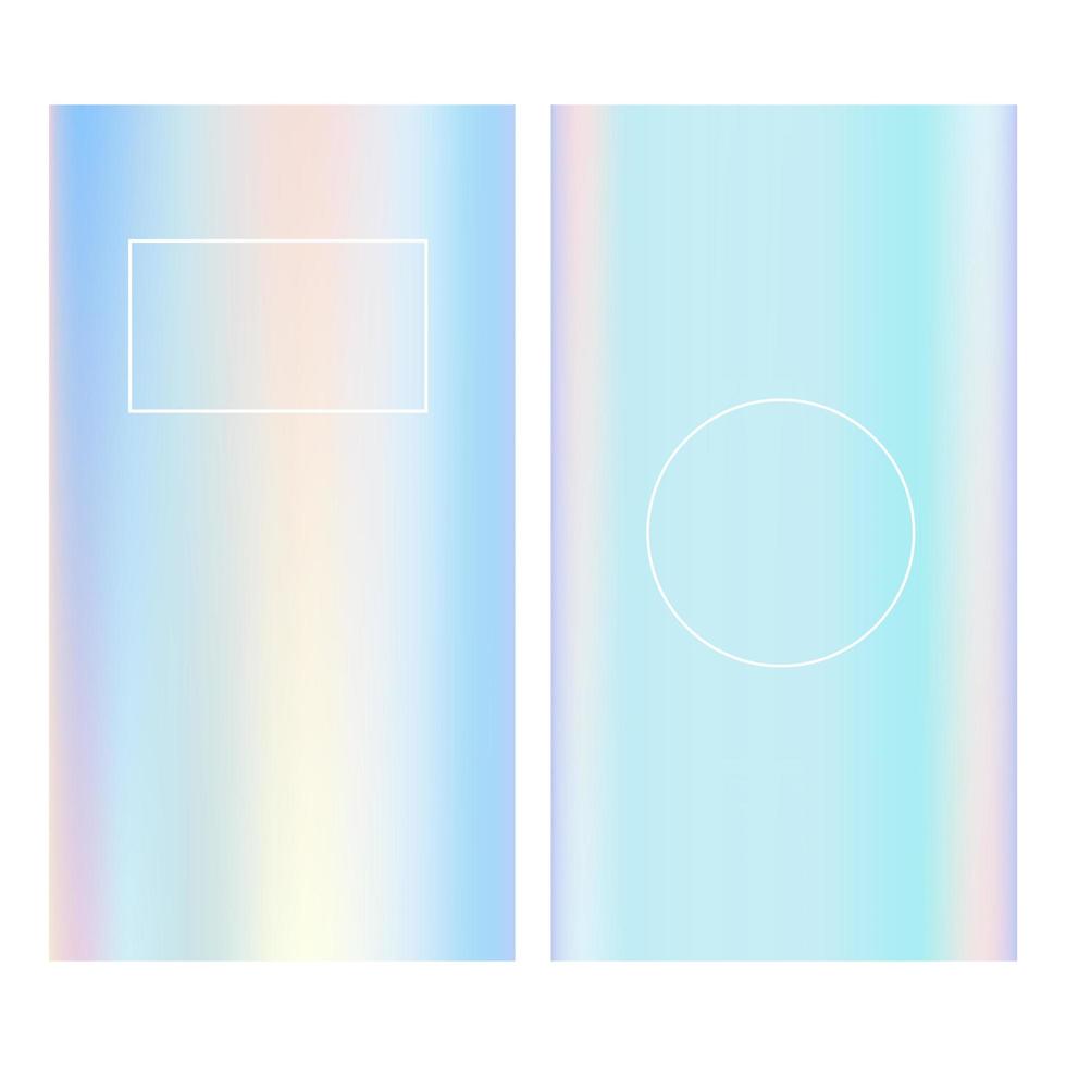 Abstract blue, pink and turquoise vertical background for design. Smooth satin vector gradient for social networks and phone screensavers