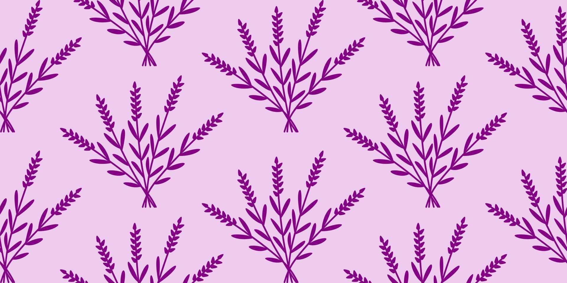 fondo morado con textura flor de lavanda. vector