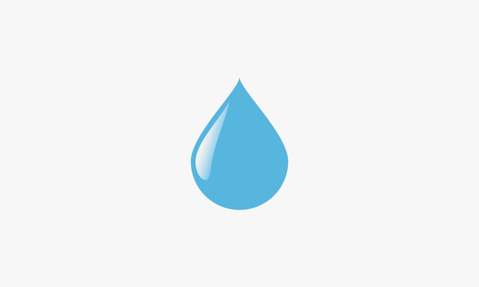 vector de diseño gráfico de agua mineral azul.