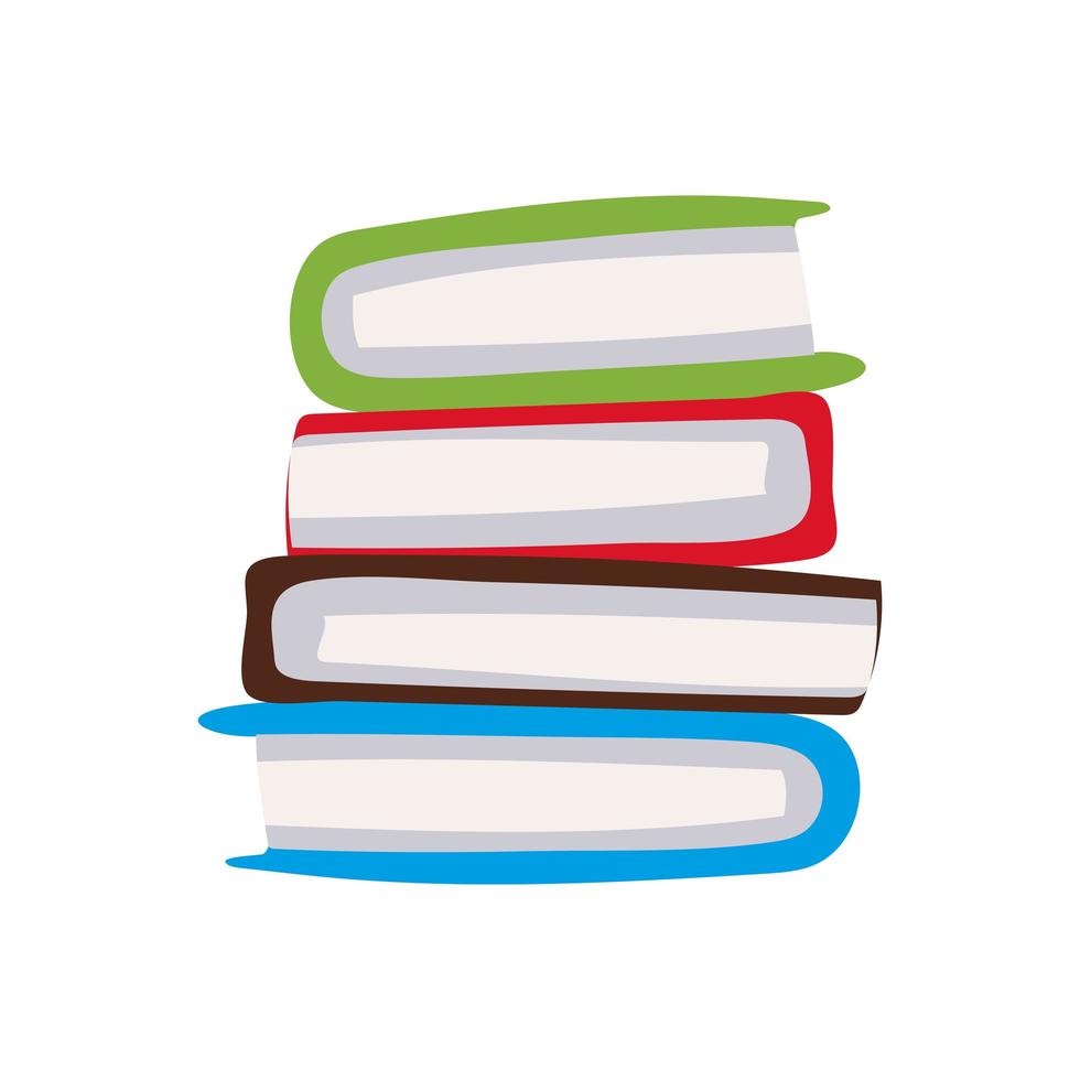 stack of books vector