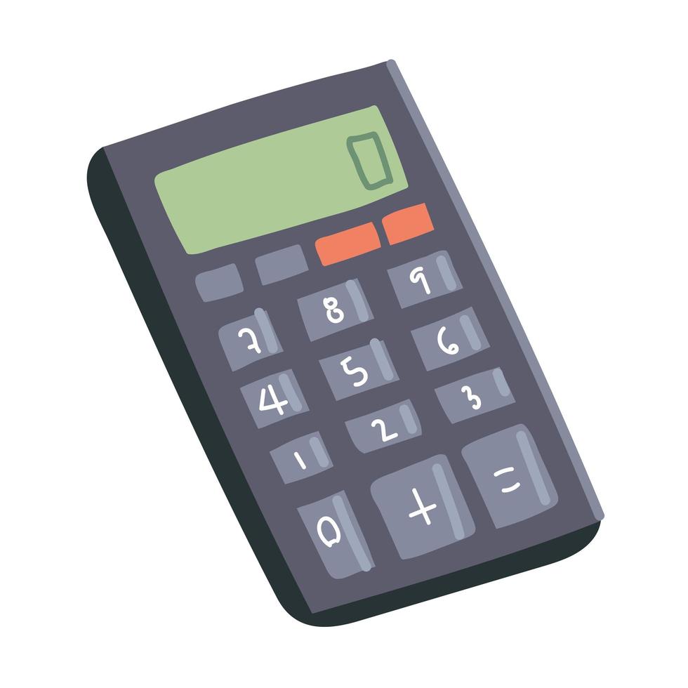 calculator maths supply vector
