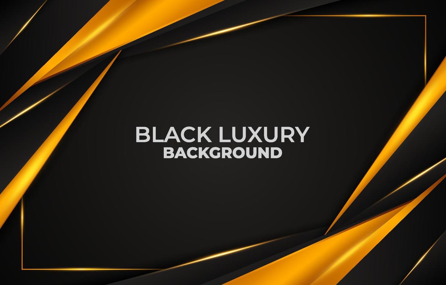 Luxury Background of Black Elegant Gold vector