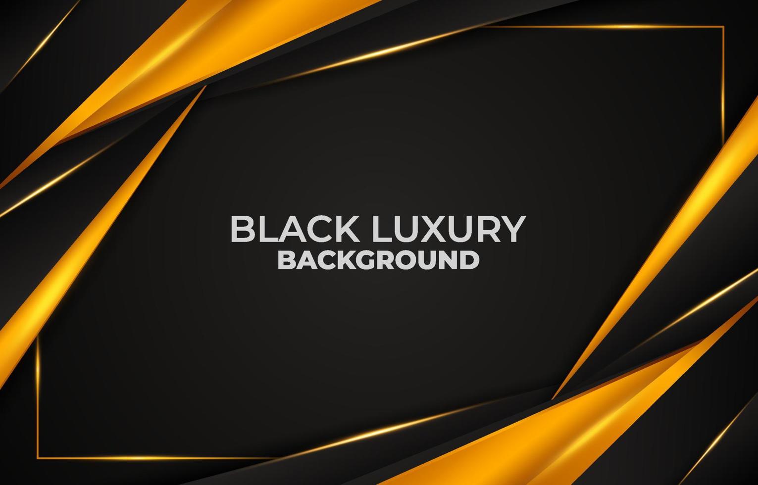 Luxury Background of Black Elegant Gold vector