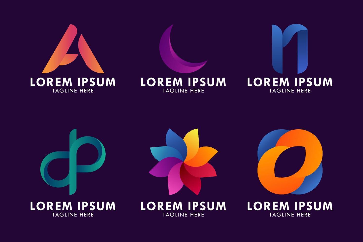 Abstract Logo Template vector