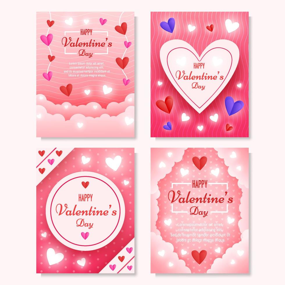 Valentine's Day Card vector