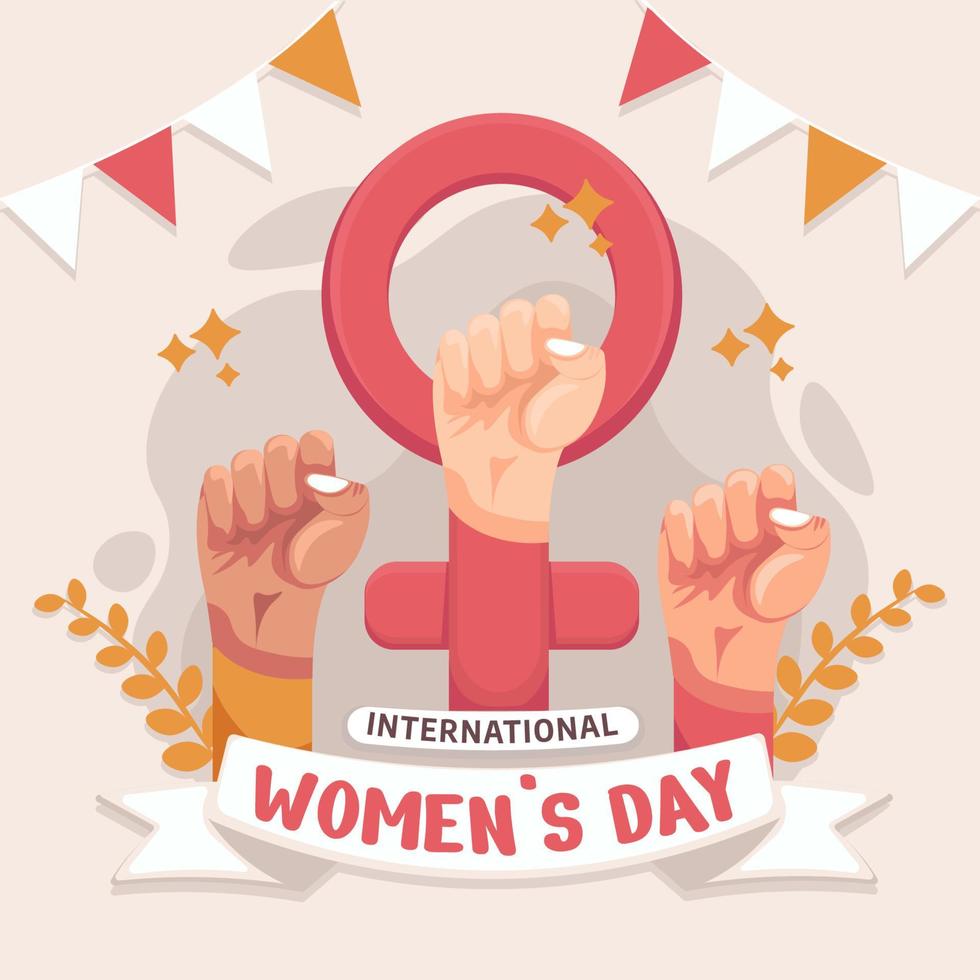 International Women Day Concept vector