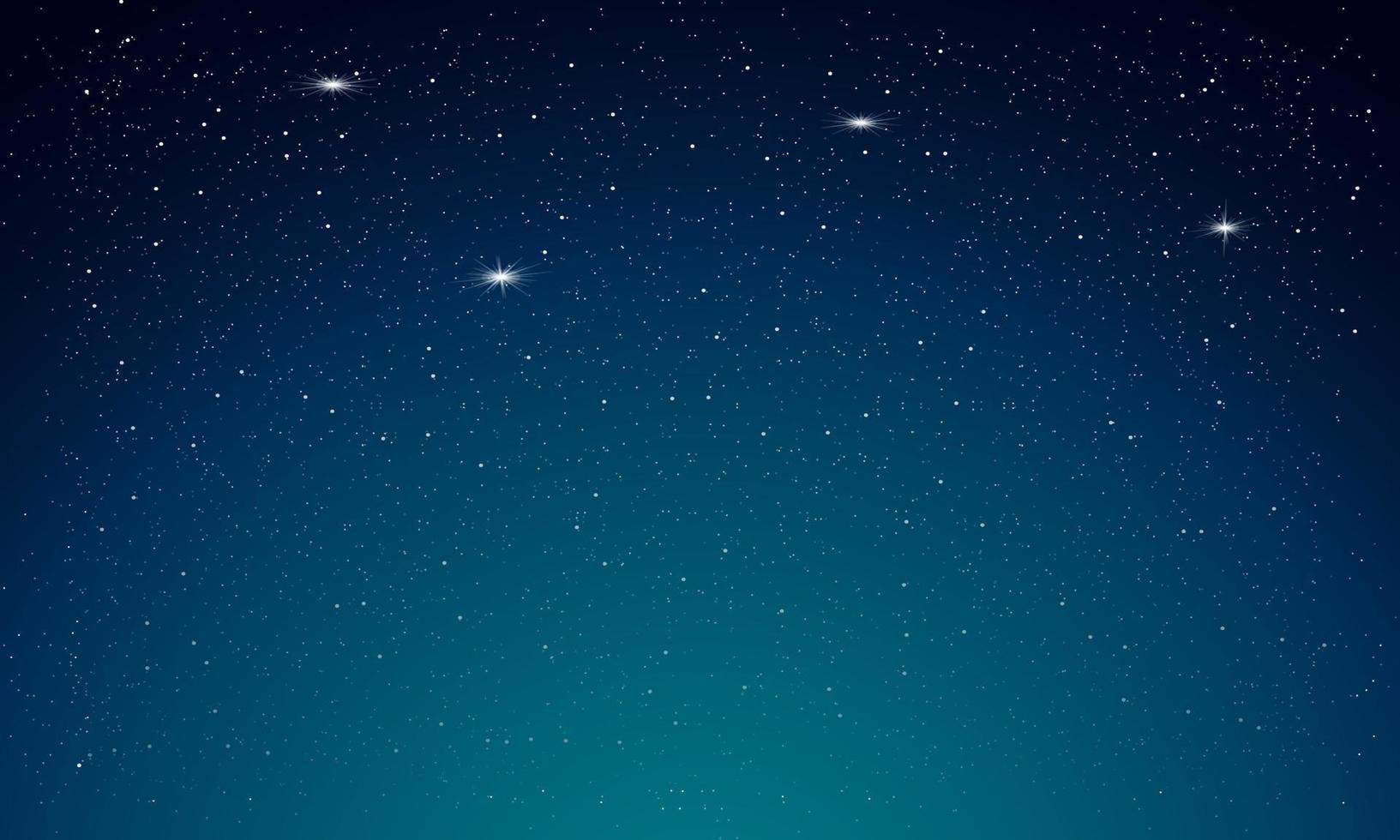 starry night sky vector background.