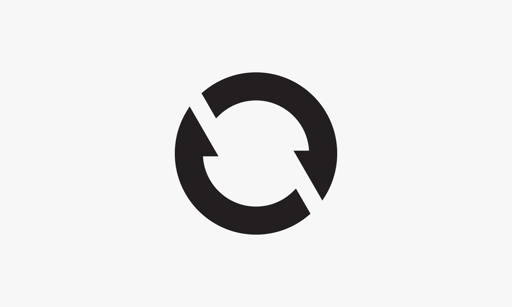 sync recycle vector illustration on white background