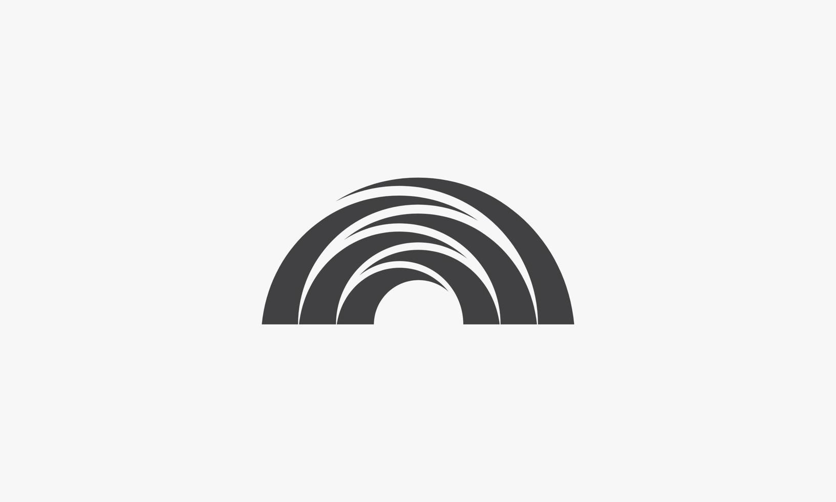 grass plant vector illustration on white background. creative icon.
