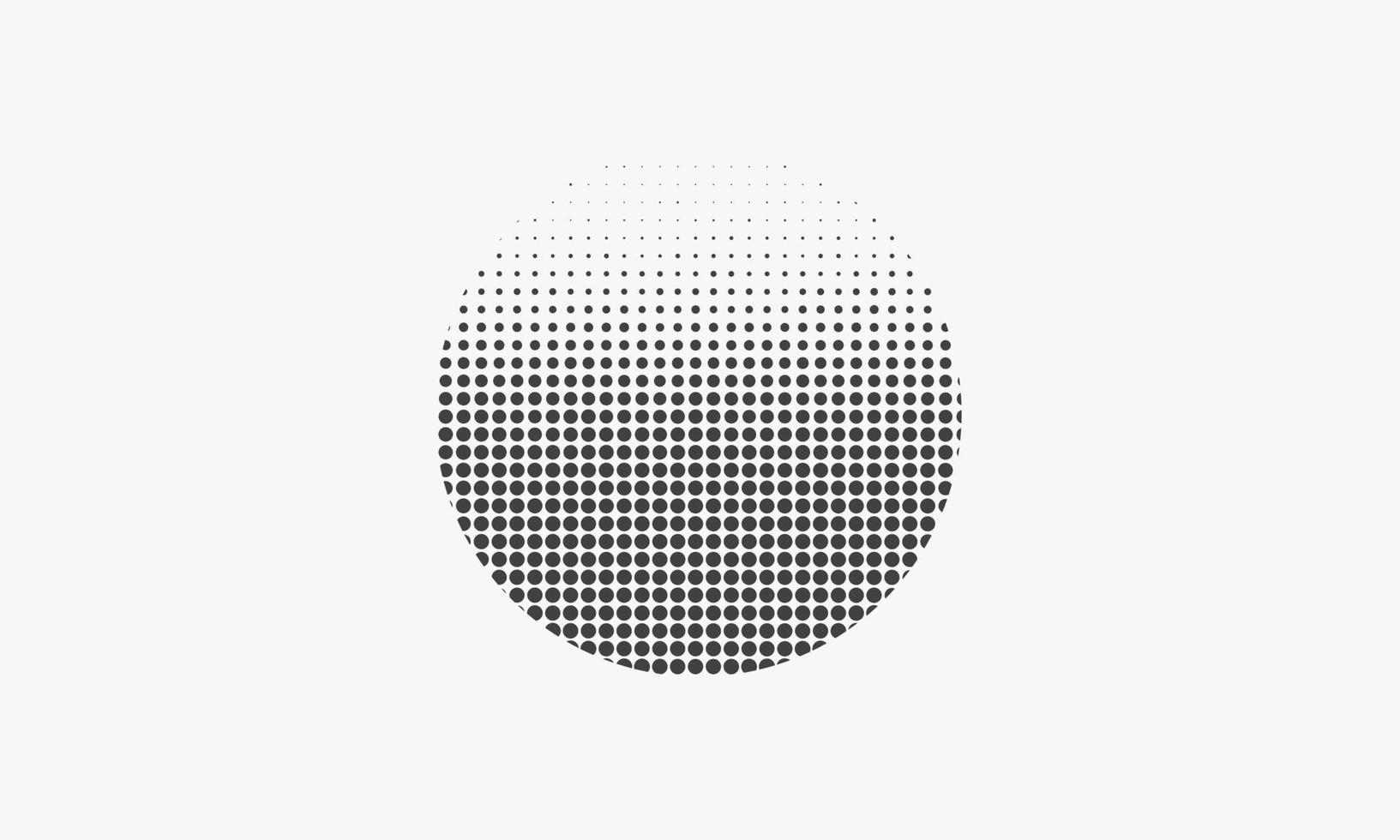 circle halftone graphic design vector. vector