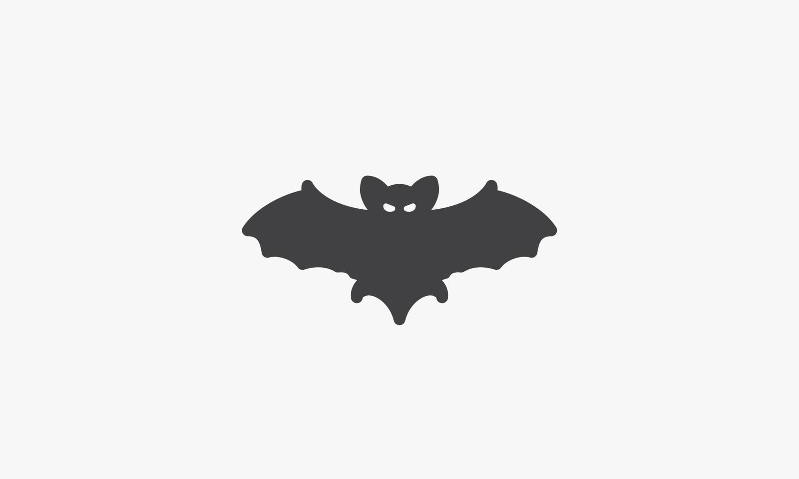 bat icon vector illustration. isolated on white background.