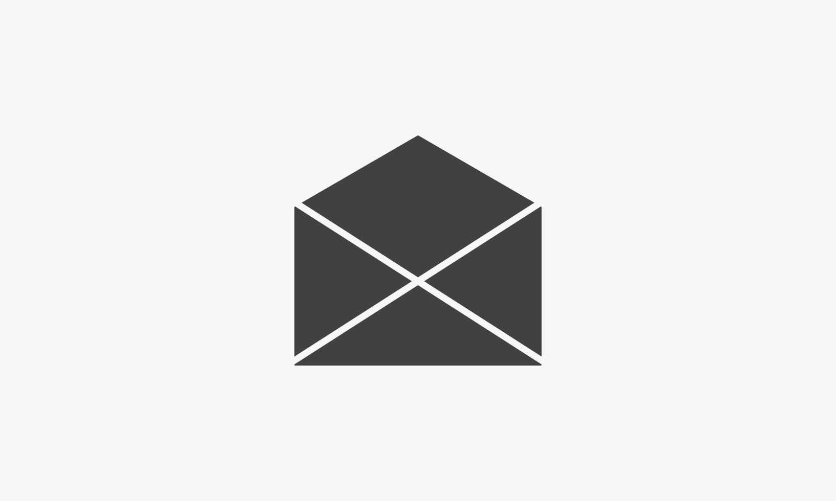 envelope mail vector illustration on white background. creative icon.