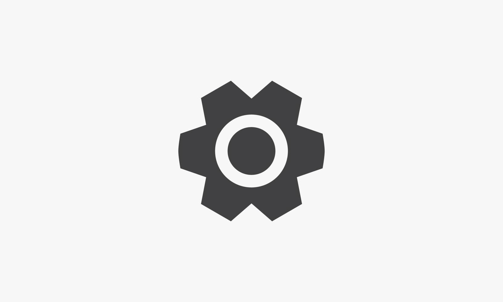 setting vector illustration on white background. creative icon.
