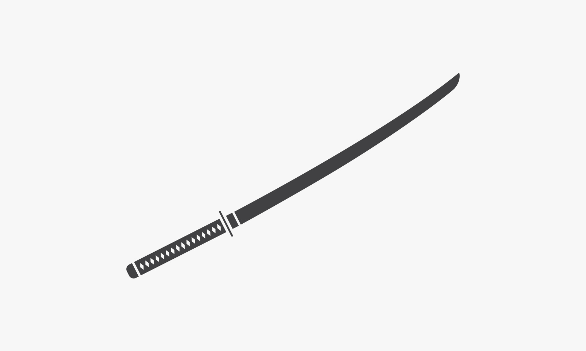 sword vector illustration on white background. creative icon. 4639676 ...