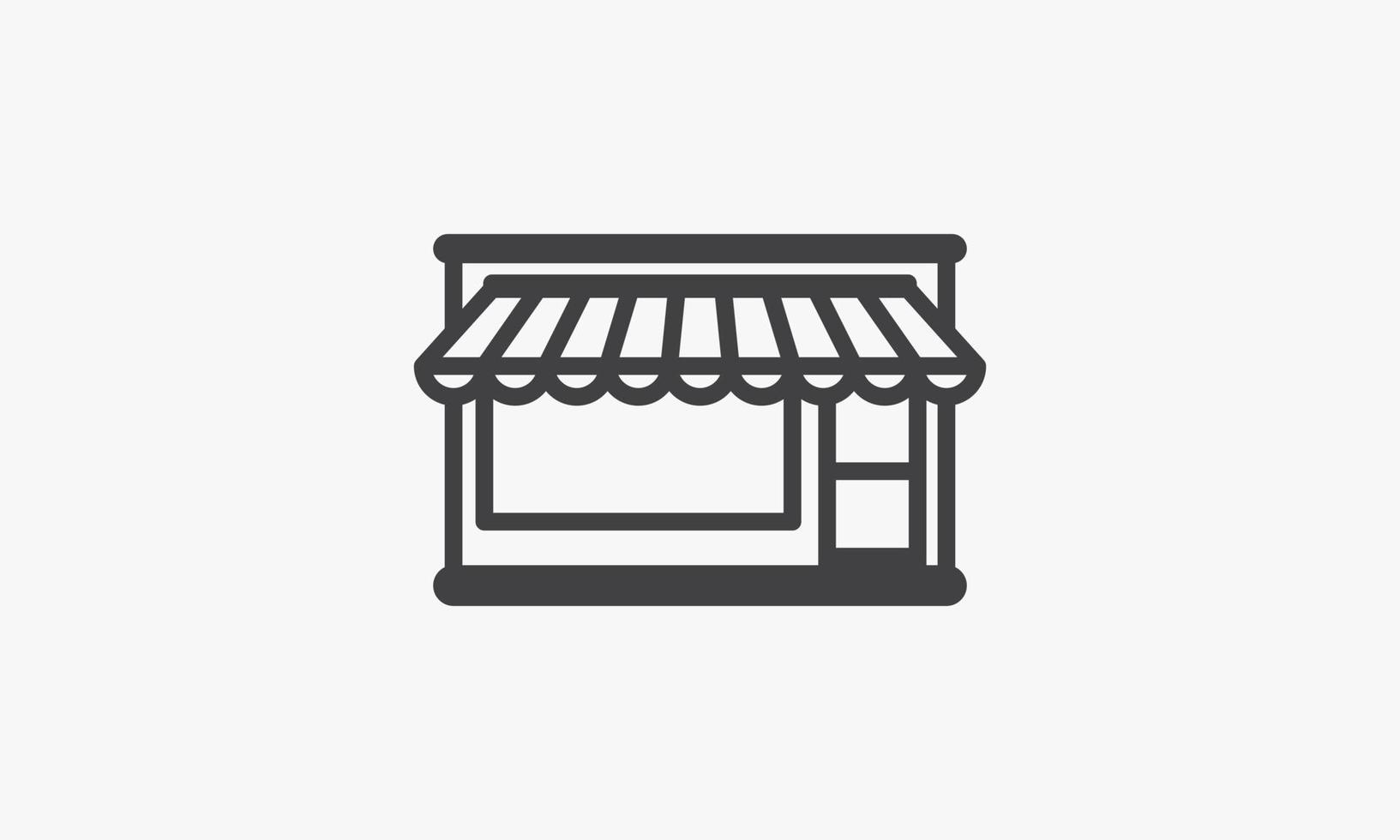 store icon. vector illustration. isolated on white background.