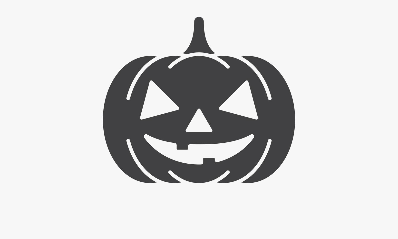 halloween pumpkin icon vector isolated on white background.