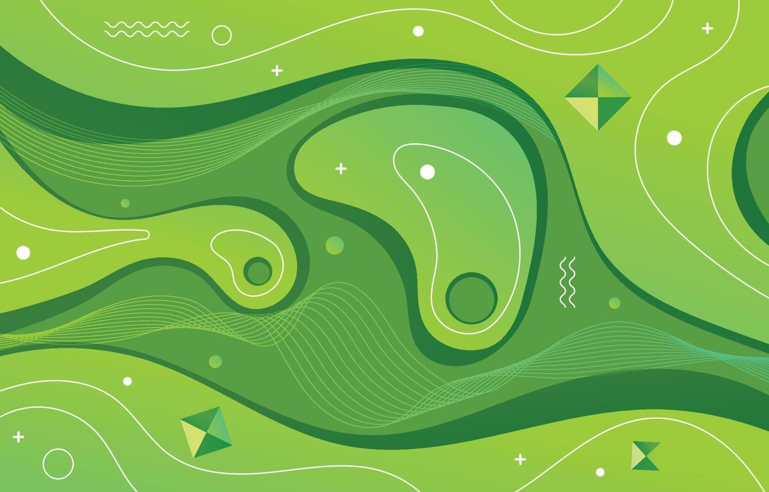 Green land Background vector