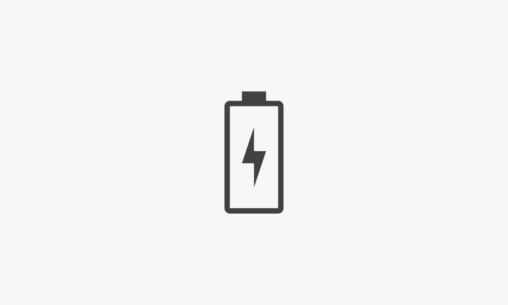 charging vector illustration. creative icon on white background.