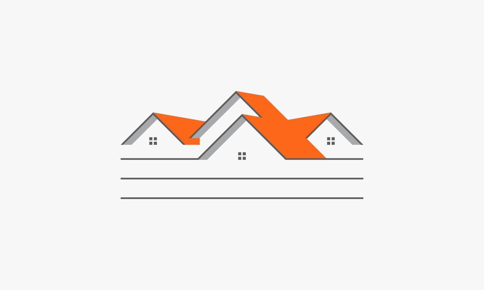 real estate logo. creative icon. vector illustration.