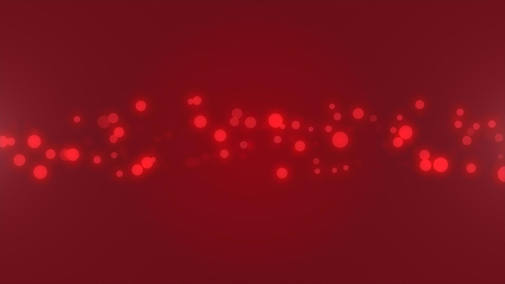 Red glow particles for technology background photo