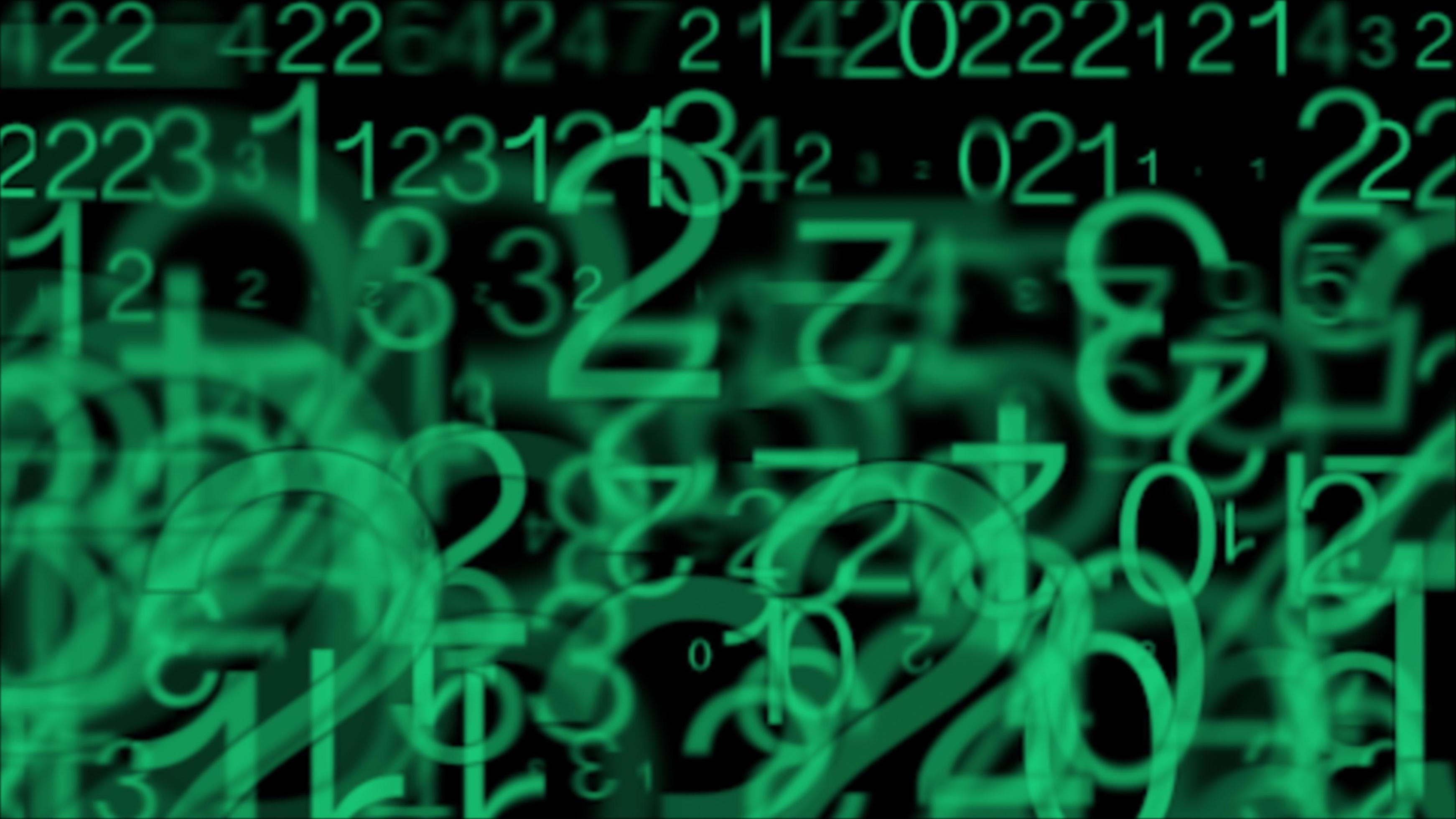 Running numbers slowly fading back to start 4640556 Stock Photo at Vecteezy