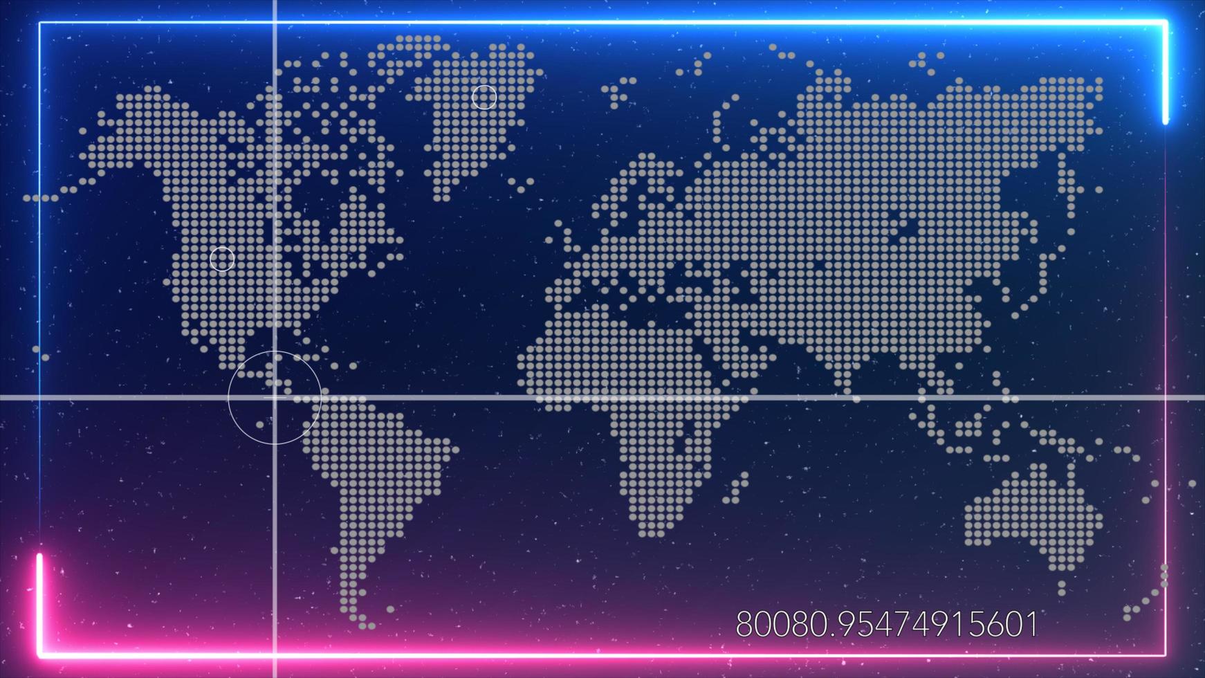 mapa del mundo con borde y fondo con el objetivo de destino foto