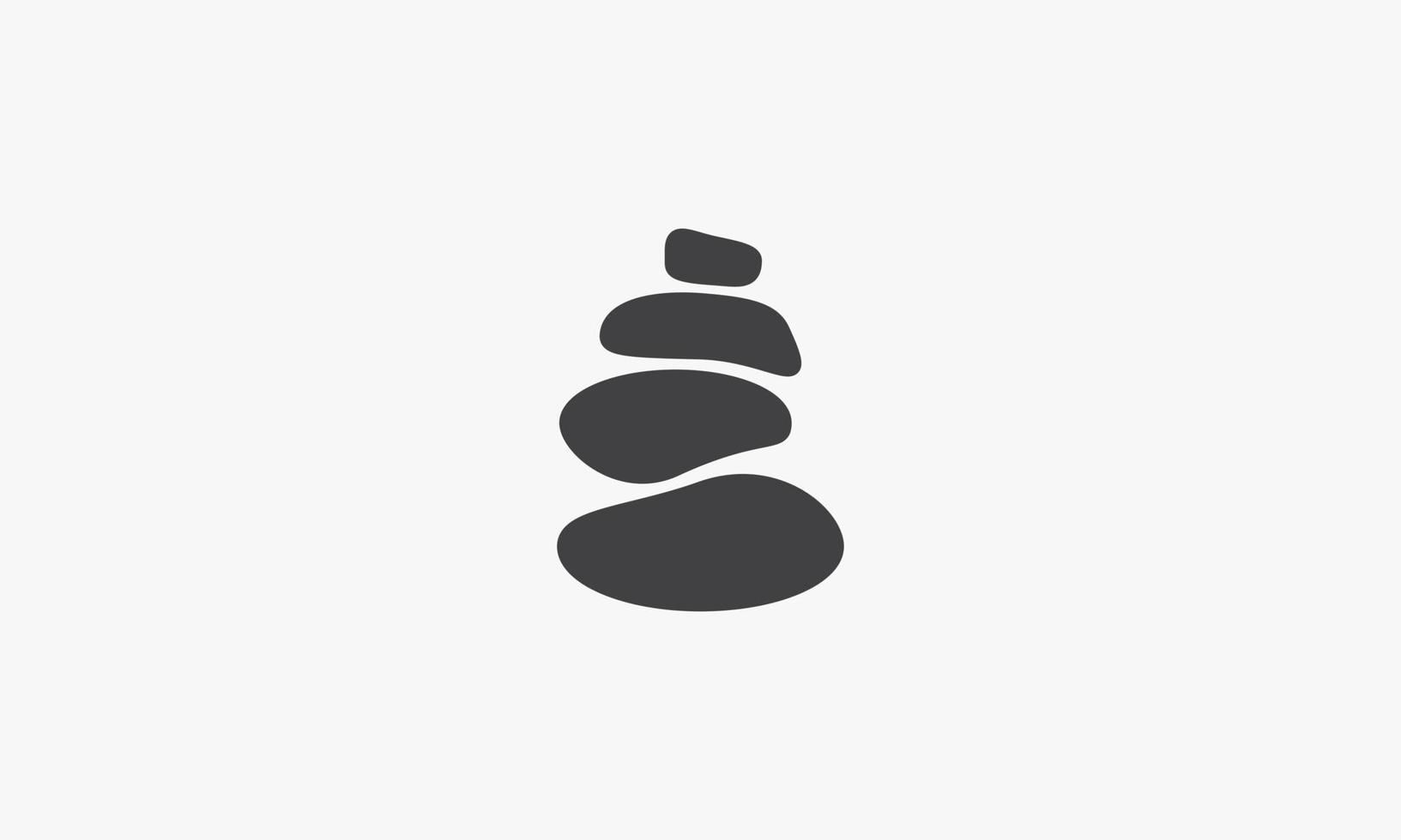 pebble pile vector illustration on white background. creative icon. 4640565  Vector Art at Vecteezy