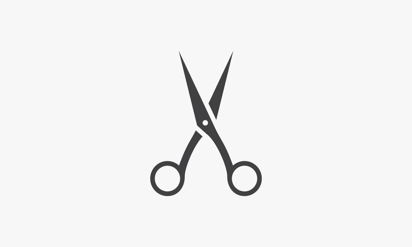 scissors icon.vector illustration on white background. vector