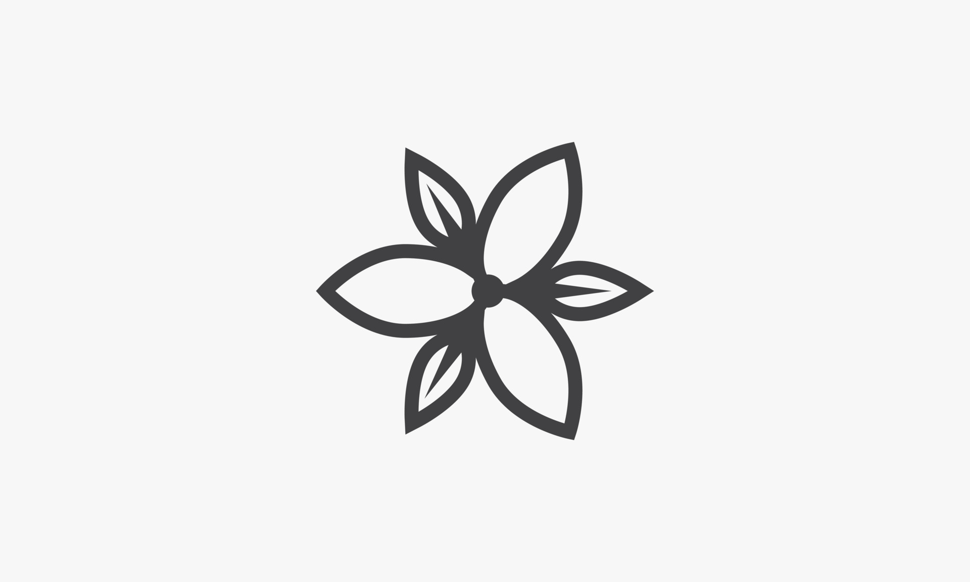 flower jasmine vector illustration on white background. creative icon
