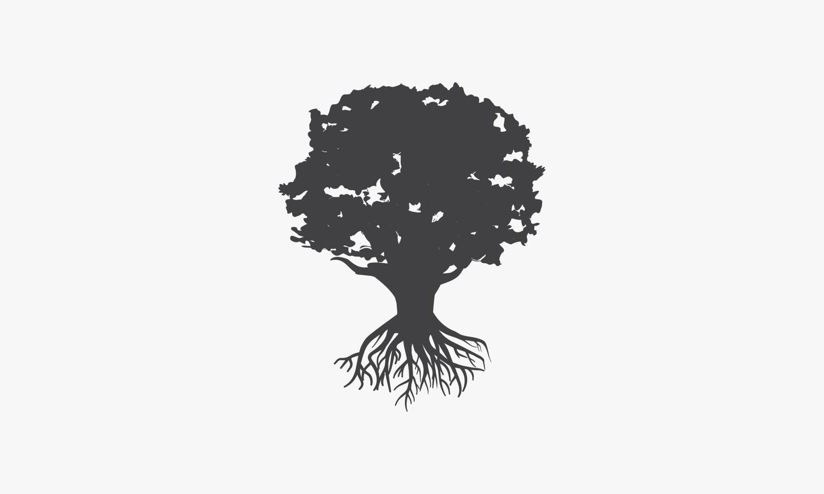 abstract tree icon vector illustration. isolated on white background.