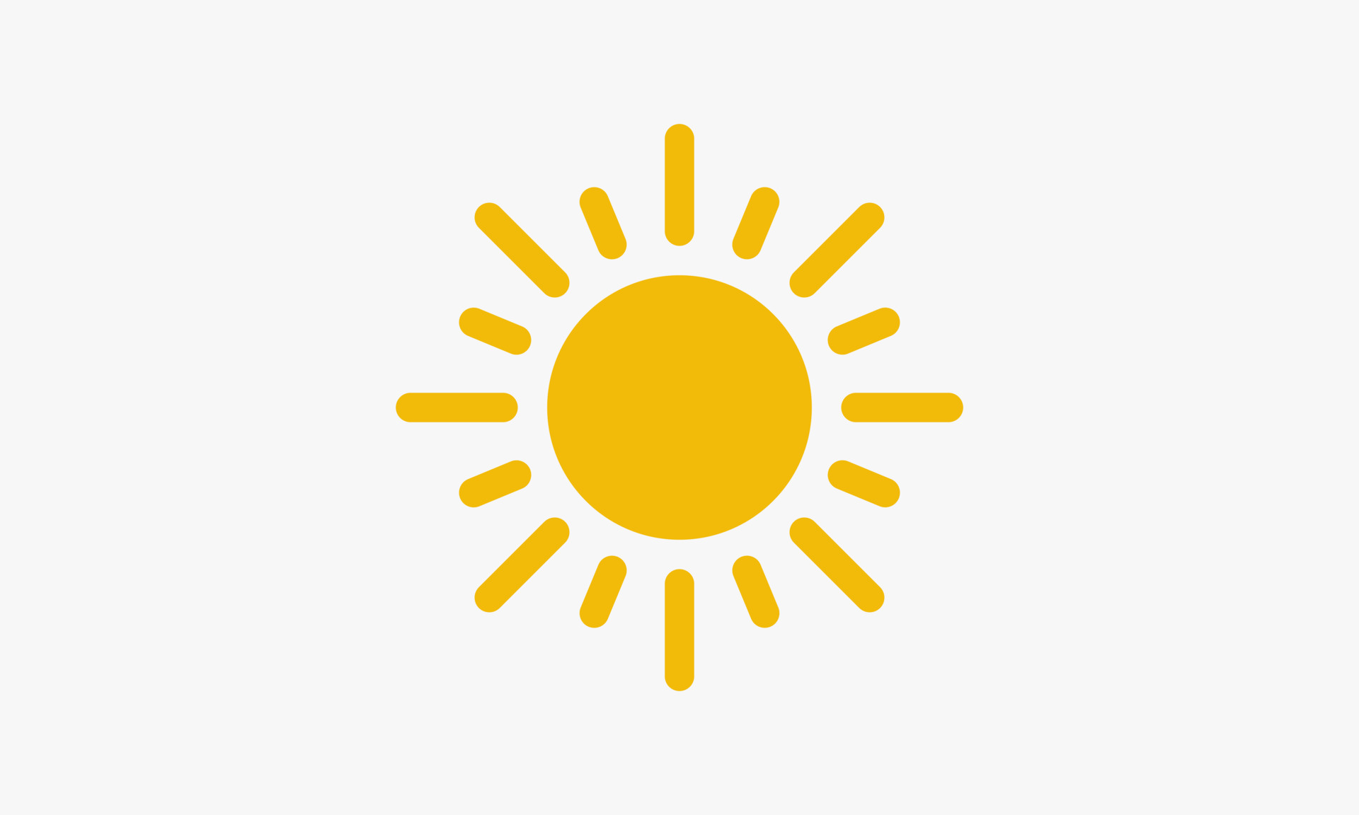 simple yellow sun vector illustration on white background. creative icon.  4641030 Vector Art at Vecteezy