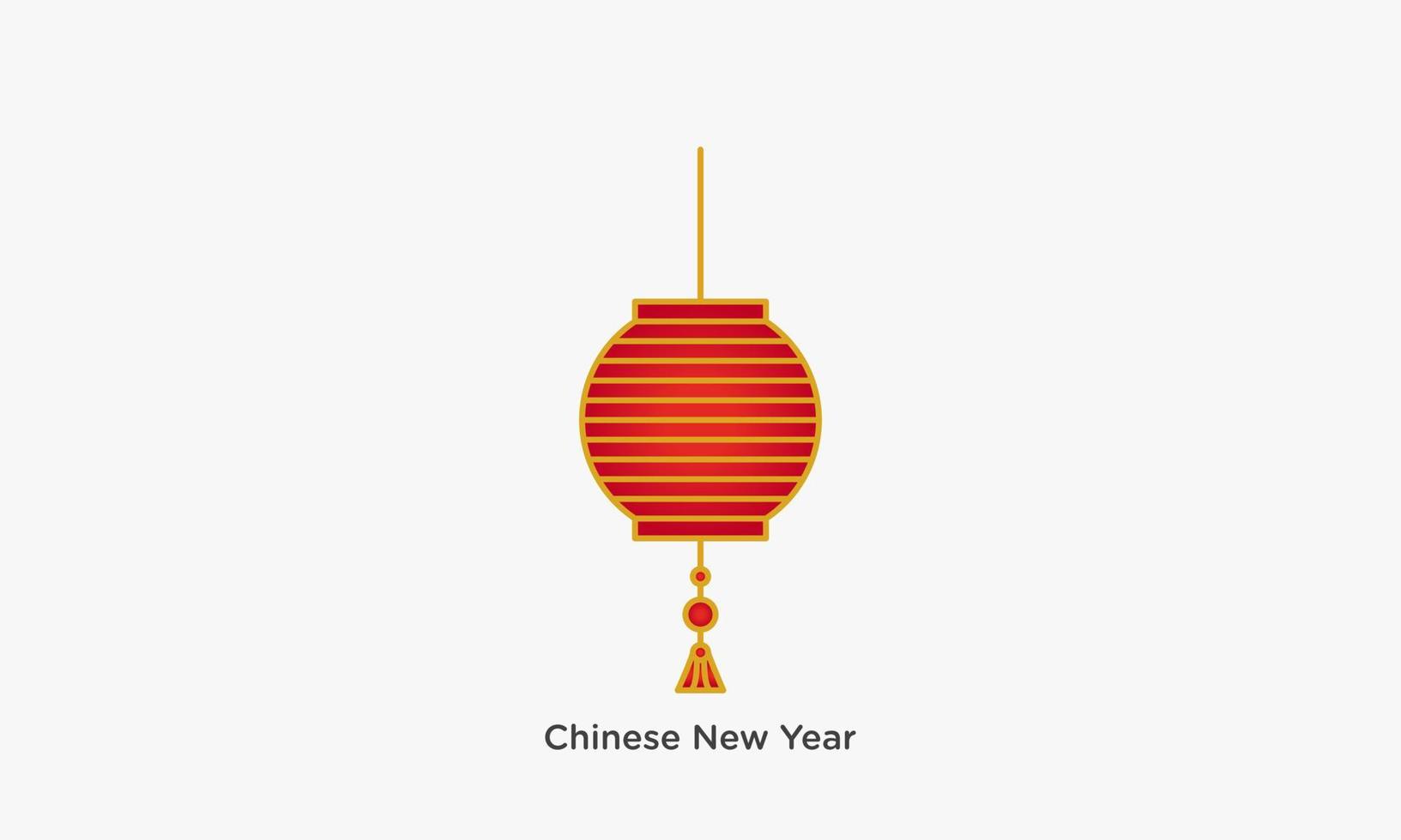 red lantern chinese vector illustration.