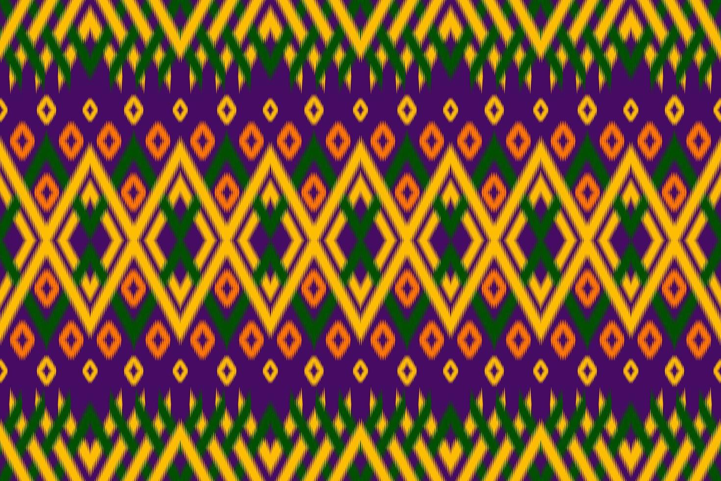 hermoso patrón de arte étnico geométrico tradicional. diseño para alfombras, papel tapiz, ropa, envoltura, batik, tela, ilustración vectorial. figura estilo bordado tribal. vector